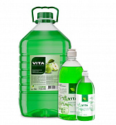 Мыло жидкое VITA зеленое яблоко 500 мл - фото