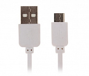Кабель LuazON, micro USB - USB, 1 А, 20 см, белый 865570 - фото