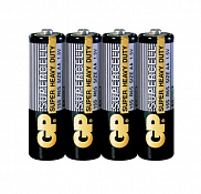 Батарейка GP Super R06 SP-4 чёрные AA - фото
