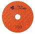 Диск алмазный гибкий шлифовальный 100 № 100 TRIO-DIAMOND (с подачей воды)