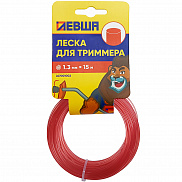 Леска для триммера 1.3мм*15м, круглая ЛЕВША - фото