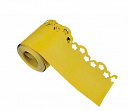 Бордюрная лента фигурная 20 см жёлтая (9 м) - фото