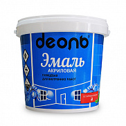 Эмаль Деоль акриловая для окон и дверей без запаха белоснежная 1,0(0,9)кг - фото