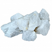 Камень для бани "Кварц «Жаркий лед»" колотый (упак. 10кг) ЛЕВША - фото