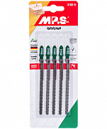 Полотно для лобзика MPS 3182-5 115*95*2,5-3,2 (дер/дсп/фан) фигурный распил (5шт/уп) - фото
