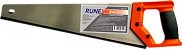 Ножовка по дереву Runex Swift 500мм 3гр заточка, 12з/д закал. быстрый распил 2-комп ручка (48 шт) - фото