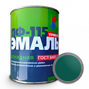 Эмаль (Триоль) ПФ-115 ГОСТ 6465-76 бирюзовая 0,8к - фото