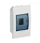 Щит распределительный встраиваемый, пластик, ЩРВ-П-4, IP41 прозрачная дверь IEK - фото