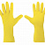 Перчатки латексные хозяйственные ЛАЙМА "Стандарт" х/б напыление, размер М, 600353