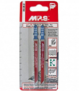 Полотно для лобзика MPS 3118-2 Т127D 100*75*3.0 (мет/пласт) прямой распил (2шт/уп) - фото