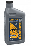 Масло для 4-хтактных двигателей полусинтетическое, Rancher UNILITE 946 мл.  - фото