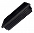 Заглушка для труб прямоуг. 40х80мм, черная