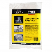 Пленка укрывная Tytan 4м*5м, прозрачная, 5мк - фото