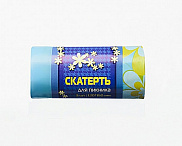 Скатерть для стола ПВД "Уфа ПАК" 110х175см, 5 шт., 28 мкм., клетка - фото