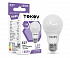 Лампа светодиодная LED, груша (A60), 16 Вт, E27, 4000K белый Tokov Electric