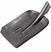 Лопата совковая с ребрами жесткости 220*280*350мм ЛСП, рельсовая сталь, без черенка - фото
