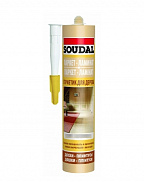 Герметик для дерева Soudal акриловый, светлый бук, 280мл - фото