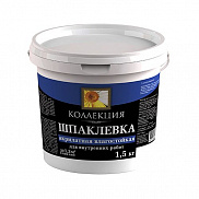 Шпаклевка Коллекция акрилатная влагостойкая, 1,5кг (ведро) - фото
