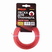 Леска для триммера 2.0мм*15м, крученная ЛЕВША - фото