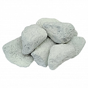Камень для бани "Талькохлорит" обвалованный (упак. 20кг) ЛЕВША - фото