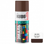 Эмаль аэрозольная Kudo коричневая, 520мл - фото