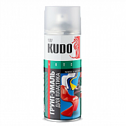 Грунт-эмаль аэрозольная для пластика Kudo красная, 520мл (RAL 3020) - фото